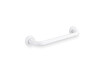 Support handrail for people with disabilities, Ø32, straight, STANDARD – 40 cm / matt white