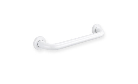 Support handrail for people with disabilities, Ø32, straight, STANDARD – 40 cm / matt white
