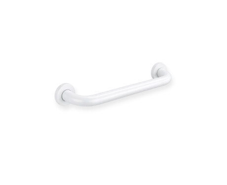 Support handrail for people with disabilities, Ø32, straight, STANDARD – 40 cm / matt white