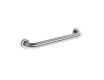 Support handrail for people with disabilities, Ø32, straight, STANDARD – 50 cm / brushed stainless steel