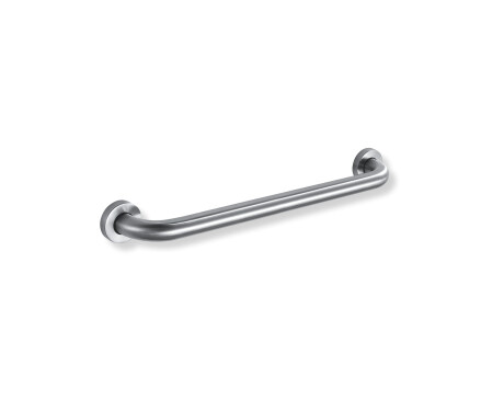 Support handrail for people with disabilities, Ø32, straight, STANDARD – 50 cm / brushed stainless steel