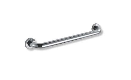 Support handrail for people with disabilities, Ø32, straight, STANDARD – 50 cm / polished stainless steel
