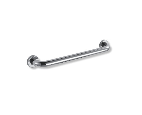 Support handrail for people with disabilities, Ø32, straight, STANDARD – 50 cm / polished stainless steel