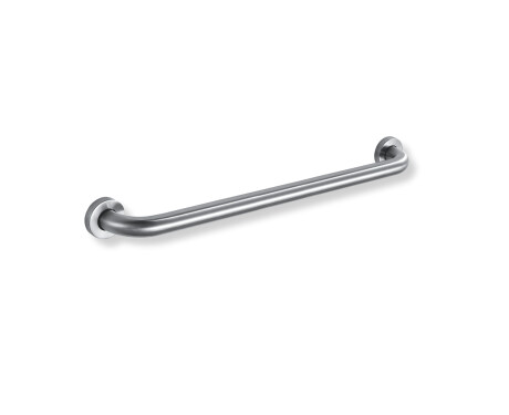 Support handrail for people with disabilities, Ø32, straight, STANDARD – 60 cm / brushed stainless steel