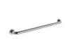 Support handrail for people with disabilities, Ø32, straight, STANDARD – 80 cm / polished stainless steel