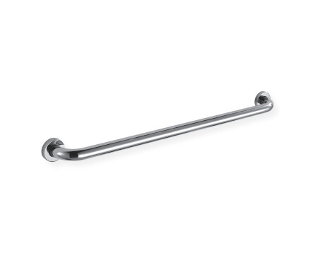 Support handrail for people with disabilities, Ø32, straight, STANDARD – 80 cm / polished stainless steel
