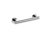Support handrail for people with disabilities, Ø32, straight, PREMIUM – 30 cm / polished stainless steel