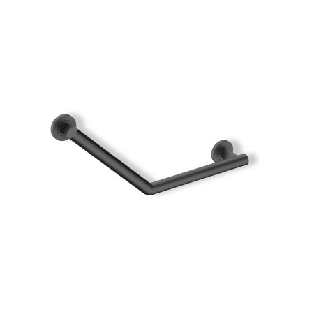 Support handrail for people with disabilities, Ø32, 135° angle, PREMIUM / matt black stainless steel #1