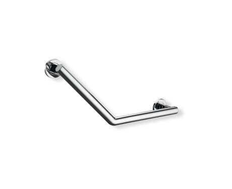 Support handrail for people with disabilities, Ø32, 135° angle, PREMIUM / polished stainless steel