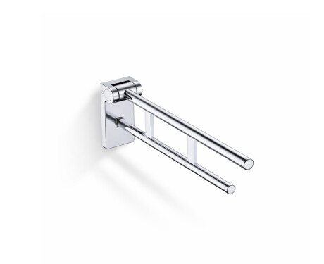 PREMIUM tilting support handrail for people with disabilities, Ø32 – 60 cm / polished stainless steel