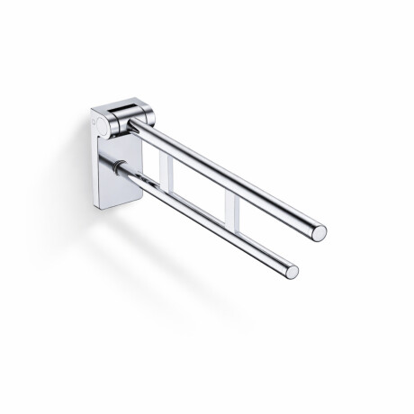PREMIUM tilting support handrail for people with disabilities, Ø32 – 70 cm / polished stainless steel #1