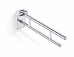 PREMIUM tilting support handrail for people with disabilities, Ø32 – 80 cm / polished stainless steel
