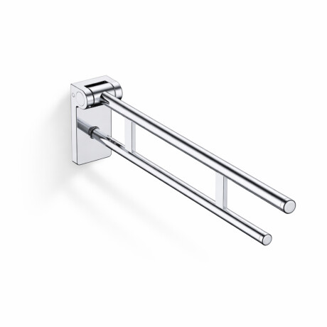 PREMIUM tilting support handrail for people with disabilities, Ø32 – 80 cm / polished stainless steel #1