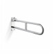 Support handrail for people with disabilities, Ø32, curved, tilting, STANDARD – 70 cm / polished stainless steel #1