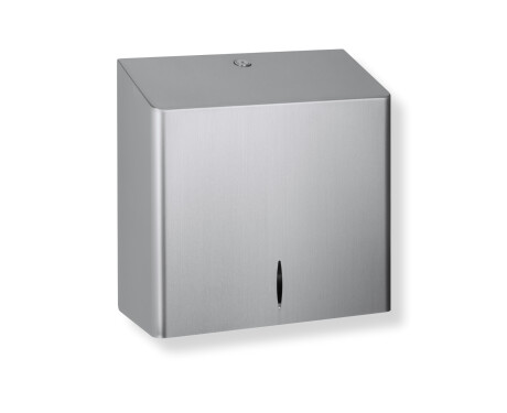 V-fold paper towel dispenser (max. paper load dimensions 25.5 x 11.5 x 24 cm) R10 series / brushed steel
