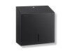 V-fold paper towel dispenser (max. paper roll dimensions 25x11.5x24 cm) R1 series / matt black stainless steel