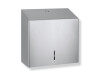 V-fold paper towel dispenser (max. paper roll dimensions 25x11.5x24 cm) R1 series / brushed stainless steel