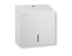 V-fold paper towel dispenser (max. paper roll dimensions 25x11.5x24 cm) R1 series / matt white stainless steel
