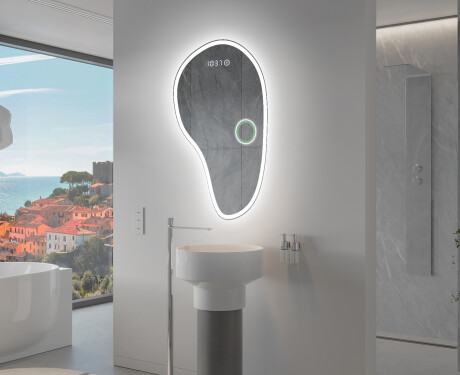 Irregular Mirror LED Lighted decorative design S222 #7