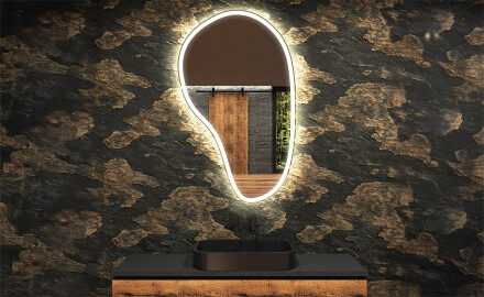 Irregular Mirror LED Lighted decorative design S222