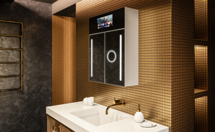 Smart LED Illuminated Mirror Cabinet - L02 Sarah 66,5 x 72cm