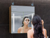 LED Illuminated Mirror Cabinet - L02 Emily 66,5 x 72cm #7