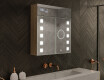 LED Illuminated Mirror Cabinet - L03 Emily 66,5 x 72cm