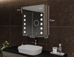 LED Illuminated Mirror Cabinet - L06 Emily 66,5 x 72cm #2