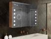 LED Illuminated Mirror Cabinet - L06 Emily 100 x 72cm