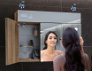 LED Illuminated Mirror Cabinet - L06 Emily 100 x 72cm #7