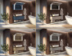 LED Illuminated Mirror Cabinet Sofia 100 x 50cm #4