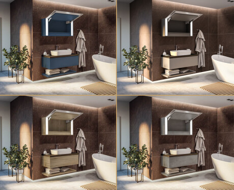 LED Illuminated Mirror Cabinet Sofia 100 x 50cm #4