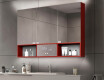 LED Bathroom Cabinet Emma - 3-door 100 x 72cm