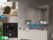 LED Bathroom Cabinet Emma - 3-door 100 x 72cm #11