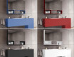 LED Bathroom Cabinet Emma - 3-door 100 x 72cm #4