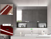 LED Bathroom Cabinet Emma - 3-door 100 x 72cm #7