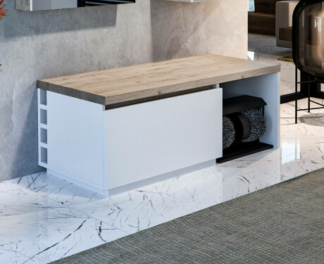 Shoe Cabinet With A Shoe Cleaner - Olivia 110 x 45cm