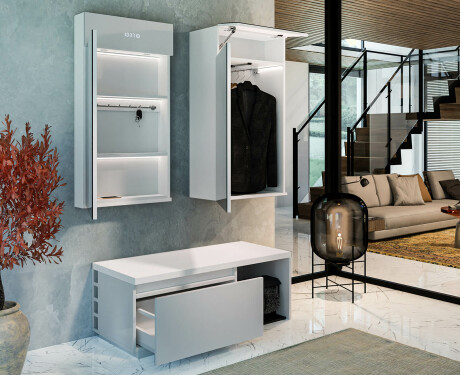 Shoe Cabinet With A Shoe Cleaner - Olivia 110 x 45cm #4