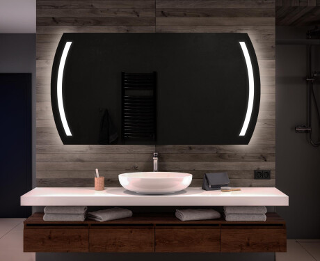 Designer Backlit LED Bathroom Mirror L67 #1