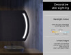 Designer Backlit LED Bathroom Mirror L67 #3