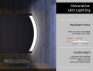 Designer Backlit LED Bathroom Mirror L68 #3