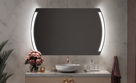 Designer Backlit LED Bathroom Mirror L68