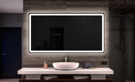 Designer Backlit LED Bathroom Mirror L59