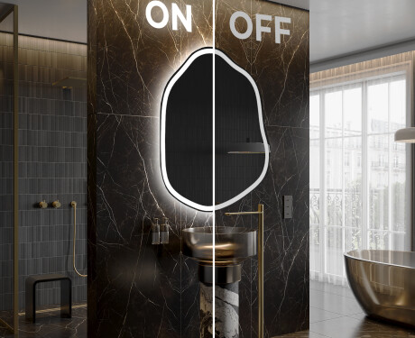 Irregular Mirror LED Lighted decorative design E222 #3