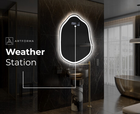 Irregular Mirror LED Lighted decorative design E222 #7