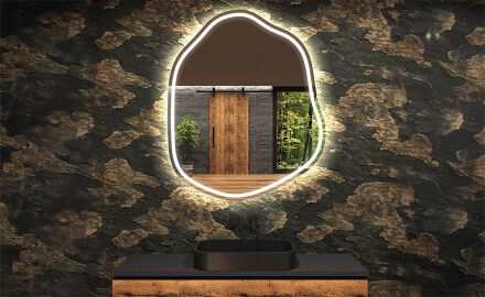 Irregular Mirror LED Lighted decorative design E223