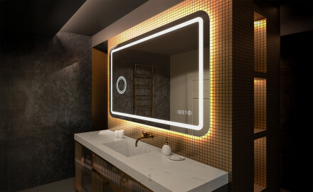 Designer Backlit LED Bathroom Mirror L143