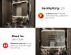 Designer Backlit LED Bathroom Mirror L145 #5