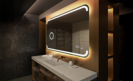 Designer Backlit LED Bathroom Mirror L145