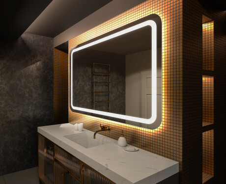 Designer Backlit LED Bathroom Mirror L147